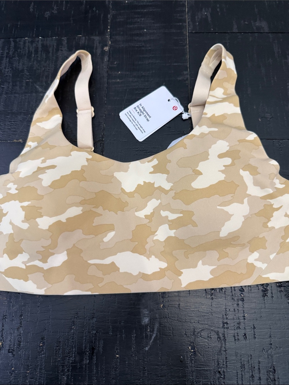 lululemon athletica In Alignment Straight Strap Sports Bra Color-“H3MP”